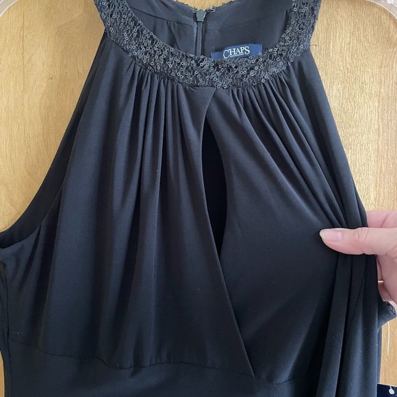 New! Chaps Halter Maxi Dress - Picture 4 of 5